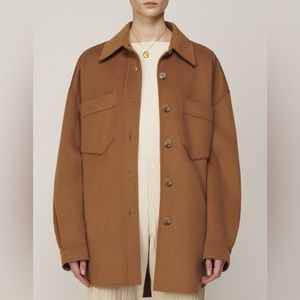 NANUSHKA Martin Button Down Coat, Size XS NWT